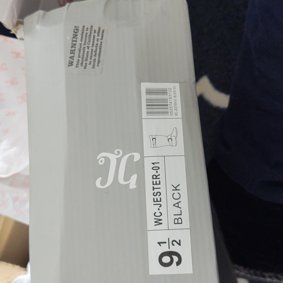 🎉HP Journee Collection Jester Extra Wide Calf Black Suede-Feel Boots 9.5 - Picture 5 of 9